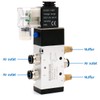 Baomain Pneumatic Solenoid Valve 4V310-10 DC 24V PT 3/8" 2