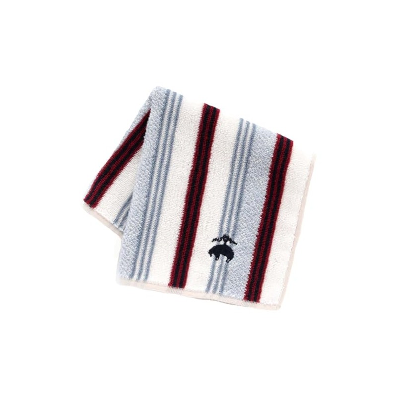 Blooming 001093-0001-03 [Brooks Brothers] Cool Touch Towel Handkerchief, Stripe (Red)