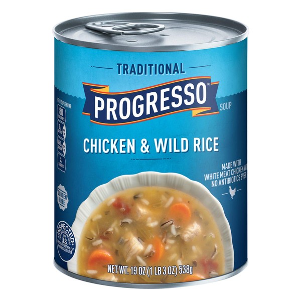 Progresso Traditional Chicken & Wild Rice Soup 19 Ounce Can