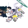 Multiculture Key Ring with 5 Chibi Characters Anime
