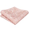 Alizeal Mens Gradient Paisley Bow Tie Pre Tied Pocket Square
