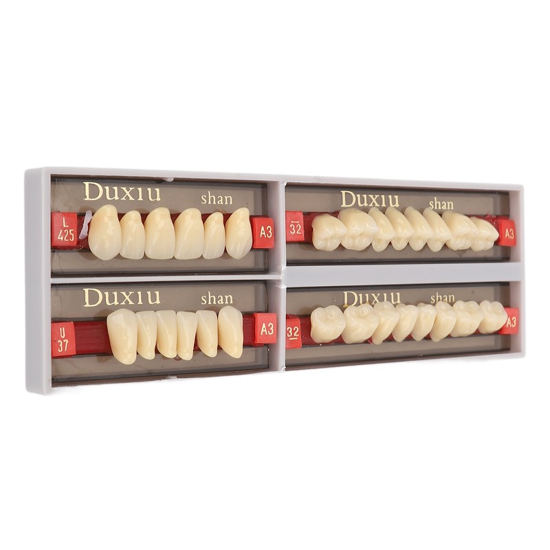 Dental Synthetic Resin Denture Tooth Professional Men Women Shade A3