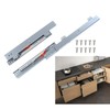 Undermount Drawer Slide, Soft Close Bottom Mount Pull Out Shelf