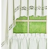 Today's Curtain Hellina Tapework Valance, 14-Inch, White - Hellina CA1800K