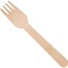 Galashield Disposable Wooden Forks Bulk 1600 Piece 6.3" Length Eco