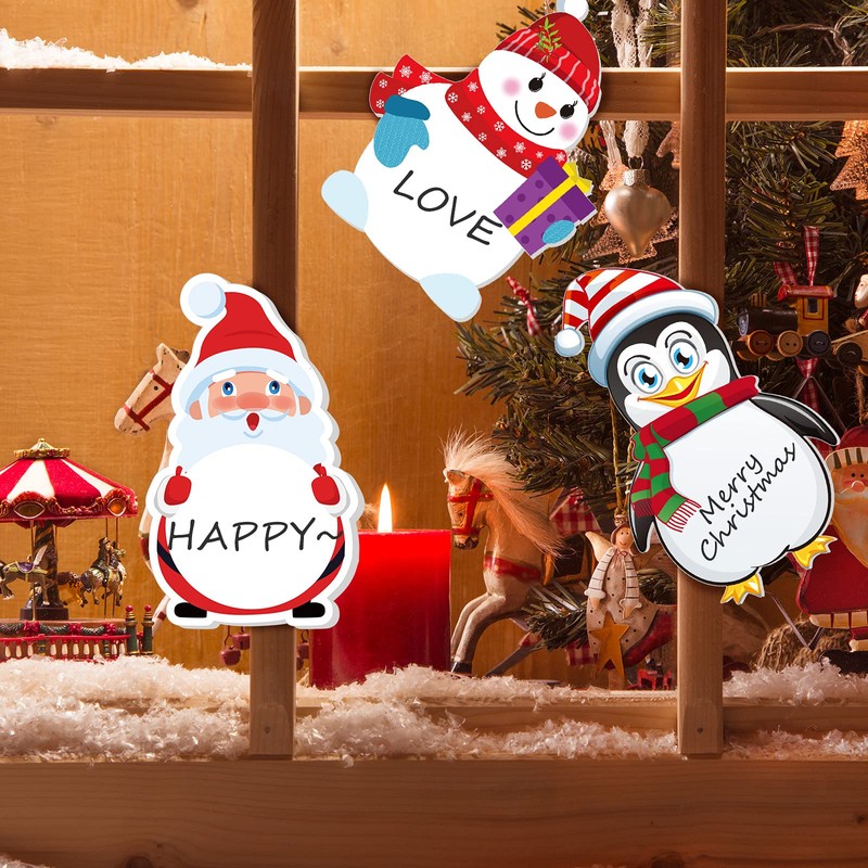 32 Pieces Christmas Notepad Winter Theme Self Sticky Notes Holiday