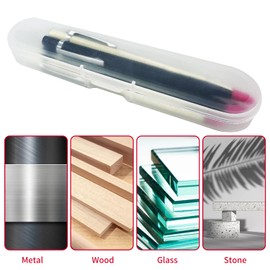 6 Carbide Scriber Pen, Glass Scriber Tool Engraving Pen, Tungsten Carbide Tip Scriber, Scribe Tool, Diamond Scriber Needle For Marking On Wood Metal Plastic Ceramic Glass (Gold, Silver, Black)