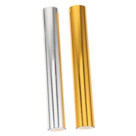 Ciieeo 5sets Foil Transfer Paper Rolls Heat Transfer Foil Sheets DIY Craft Gilding Roll Aluminum Material Holiday Crafting Subtle 2rolls * 5