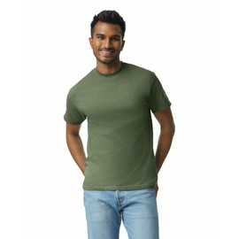 Gildan Adult Ultra Cotton T-Shirt, Style G2000, Multipack, Military Green (3-Pack), Large