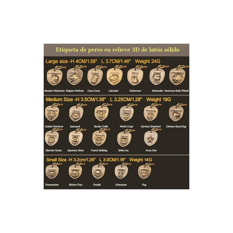 Placa de Identificación Generic