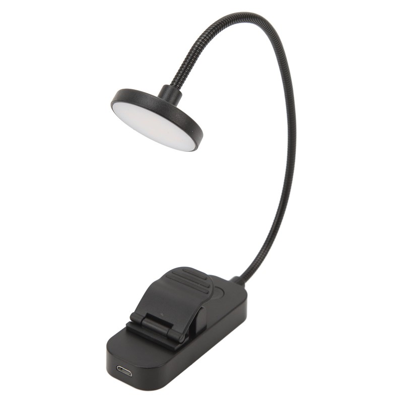 LED Book Light 3 Color Temperature Stepless Dimming USB Rechargeable