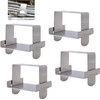 MYZHRE 4 Pcs Stainless Steel 3” Wide Leaf Spring Clamp