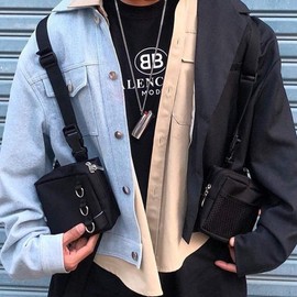 Acoser Chest Front Bag Underarm Shoulder Bag Hip Hop Pouch Multipurpose Sport Waist Bag Backpack For Men Women Tactical Bag