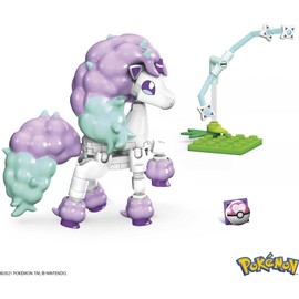 Mega Construx Pokémon, Power Packs Galarian Ponyta, Juego de Construcción para niños de 6 años en adelante