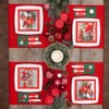 20 Napkins Lantern with Christmas Baubles Winter Christmas Table Decoration