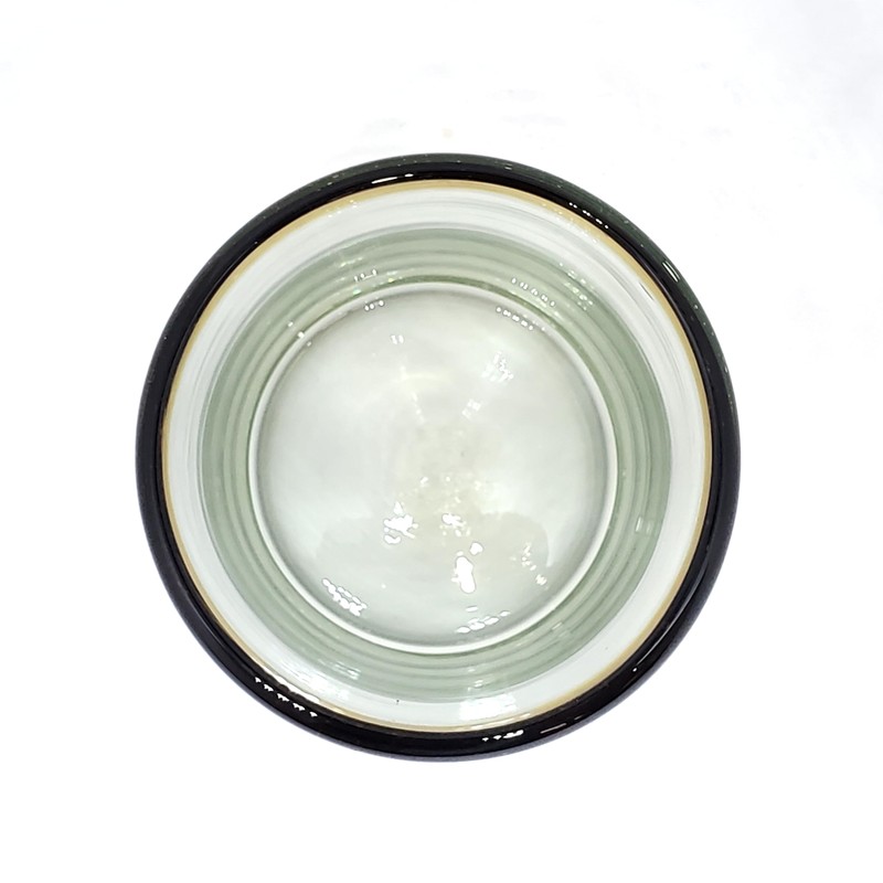 MexHandcraft Amber Rim 10 oz Tumblers (set of 6), Recycled