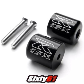 Sixty61 Suzuki GSXR 600 750 Grips Comfort Black Engraved with Bar Ends 1999-2024 2025