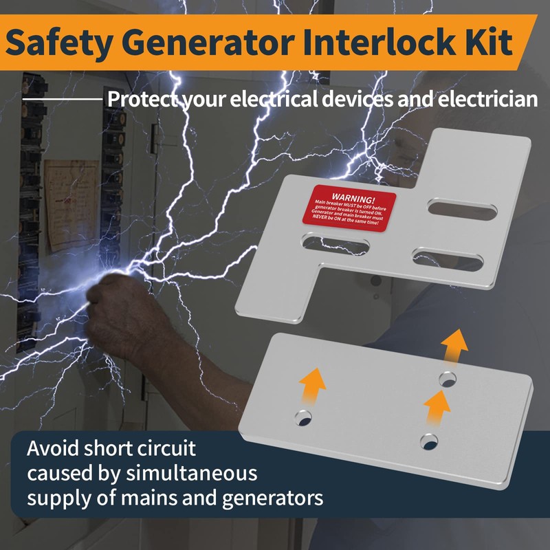 Generator Interlock Kit for General Electric GE 150 or 200amp