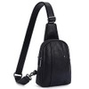 HKCLUF 4059 Crossbody Sling Bag For Women Vegan Leather Crossbody