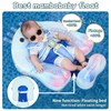 Mambobaby Float with Canopy Size Improved Non Inflatable Infant Pool