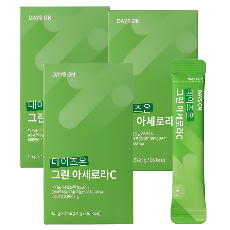 Days On Green Acerola C Naturally Derived Vitamin C Stick