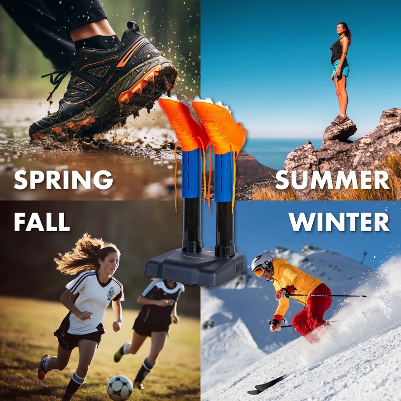 KEEPDRY Quiet Boot Dryer - Fanless, Energy-Efficient Shoe Dryer for