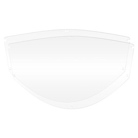 FYSCEMZZ 14215 MAX VIEW Series Replacement Window Face Shield Visor, Anti-Fog, Polycarbonate, Clear (2pcs)