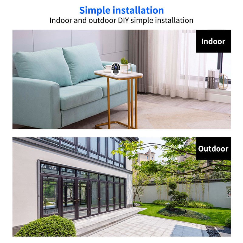1080P Solar Powered Camera Smart WiFi Camera Solar Security Camera