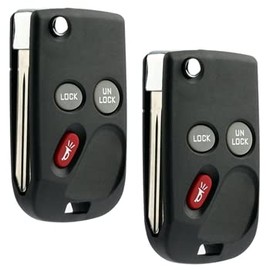 2 New Flip Keyless Entry Remote Key Fob for 1998-2001 Chevy GMC (15732803)