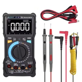 ZOYI Multimeter ZT-M1 True RMS Display Manual 8000 Counts Auto-Ranging AC/DC Voltage Current ohm Battery Tester Temperature Capacitance