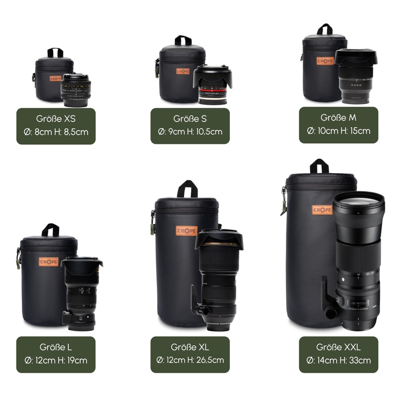 C-Rope Waterproof Lens Bag with Waterproof Zip - Protective Bag