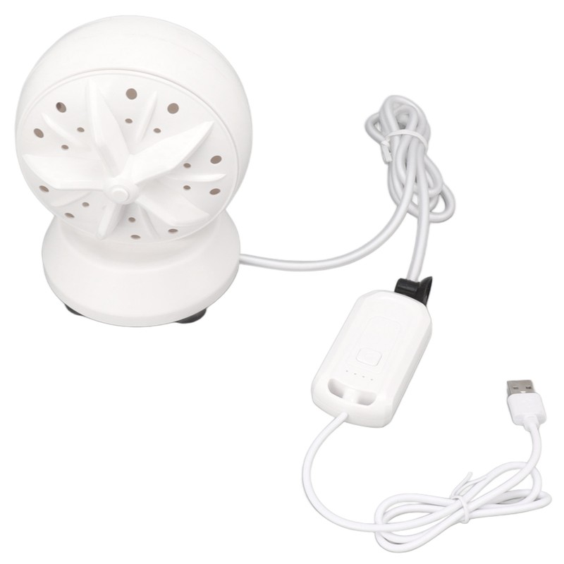 Mini Home Washer Dual Turbine Ultrasonic Deep Cleaning Portable Washing