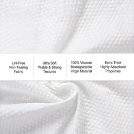 Extra Thick Esthetic Wipes - Appearus 100% Viscose 4x4 Lint Free Facial Wipe (800 Count/DM162x4)