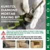 KURSTOL Diamond Mortar Raking Bit - 2pcs 7.2mm x 74mm