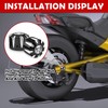 BAKAFOH Motorcycle Skull Rear Axle Nut Covers Fit for Can