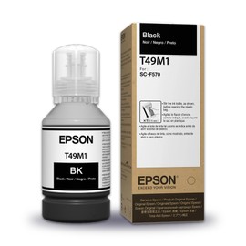 Epson Genuine T49M120 Dye-Sublimation SureColor Ink Refill for Epson F170 & Epson F570 - Black