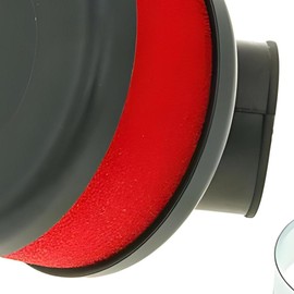 Angled Air Filter Flat Foam red 28 mm