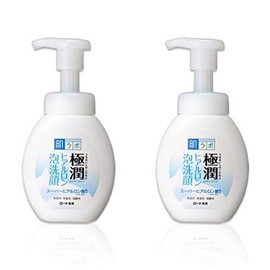 Hada Labo Gokujun Hyaluron Foaming Face Wash, 5.3 fl oz (160 ml) x 2