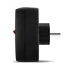 Rev Ritter 00135171 Adaptor 2+1 with Switch Black