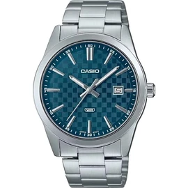 Casio Entisor Analog Blue Dial Men's MTP-VD03D-2A2UDF (A2241), Blue, Minimalist, blue, Minimalist