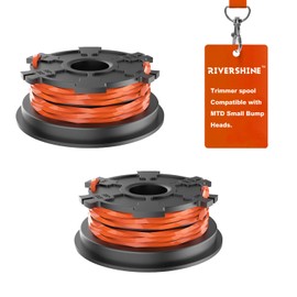 Rivershine 753-1156 Dual Trimmer Line, 0.095" 18 FT Trimmer Line, Compatible with Bolens BL110 Trimmer Head MTD MPN 791-180120, 753-1223, 753-1156, 753-06707, 49U1341L063, Troy-Bilt Remington Trimmer