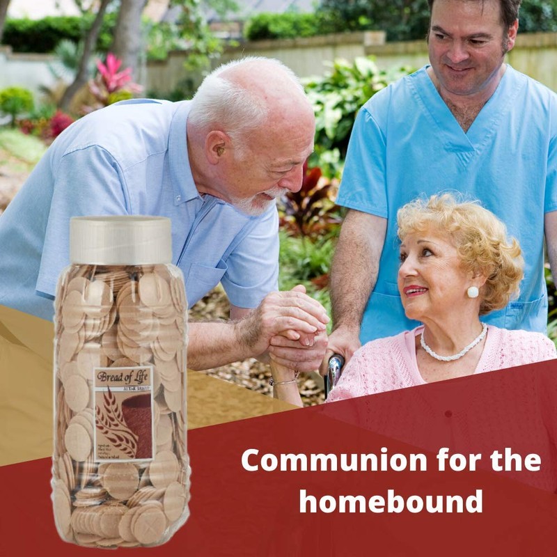 Bread Of Life Altar Bread Wheat Hosts, 1 1/8 Inch,