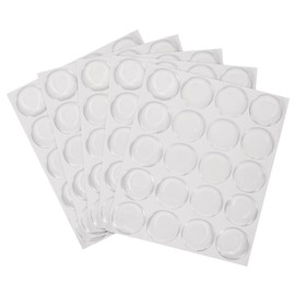 PATIKIL 100 PCS Epoxy Stickers for Bottle Cap, 1 Inch Round Resin Seal Stickers for Bottle Caps for DIY Craft Pendant Badge Scrapbook Making, Clear