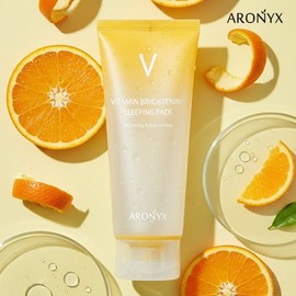 Aronix 비타민 브라이트닝 슬리핑팩 100mlx2 / 수분크림 수딩젤 Vitamin Brightening Sleeping Pack 100mlx2 / Moisture Cream Soothing Gel