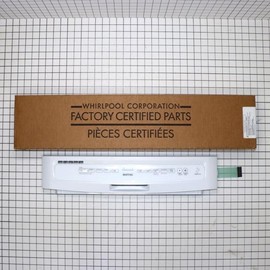 W10811149 Dishwasher Touchpad and Panel (White)