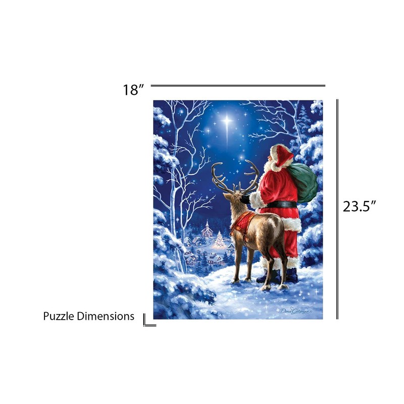 Springbok Starry Night 500 piece Jigsaw Puzzle for Adults features