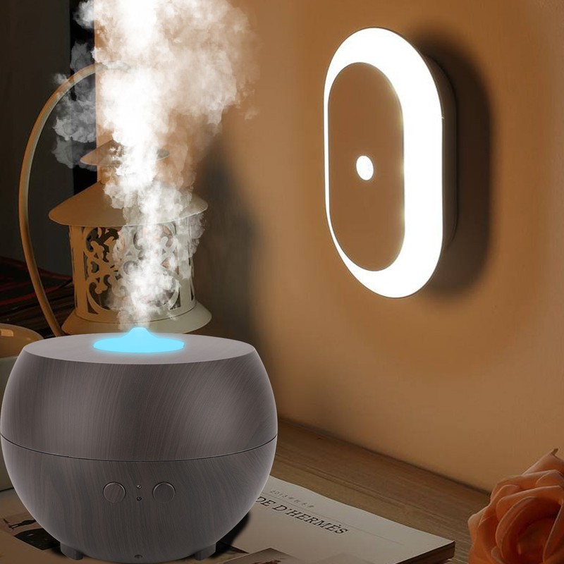 Ultra quiet Humidifier Aroma Diffuser Air Purifier Home Office AC100-240V