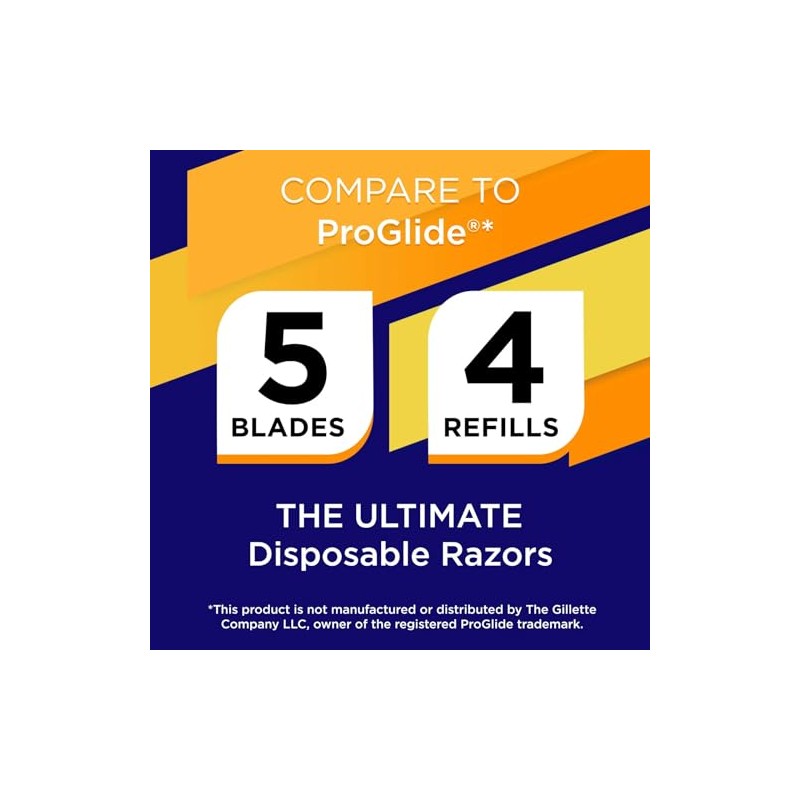Equate 5 Blade Cartridges, 4 Count