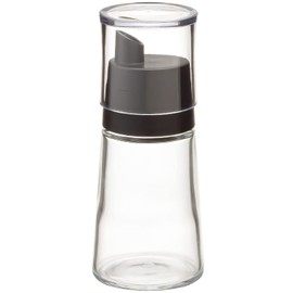 Squirrel Dashi Furikake Powder Seasoning Container, S, Black, 2.8 fl oz (80 ml) (Furikake 1.4 oz (40 g) Stavia Luxe