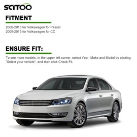 SCITOO 1 Pcs Key Fob Shells Case for Volkswagen for Passat for Volkswagen for CC 2006-2013